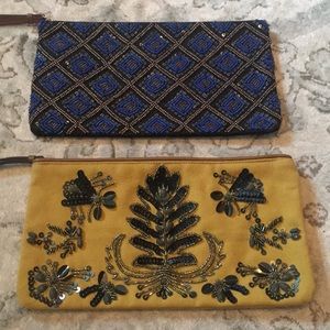 Two Ann Taylor Loft Clutch Purses